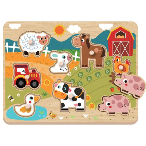 2Kids Toys Vkládací puzzle Venkov ~ 2