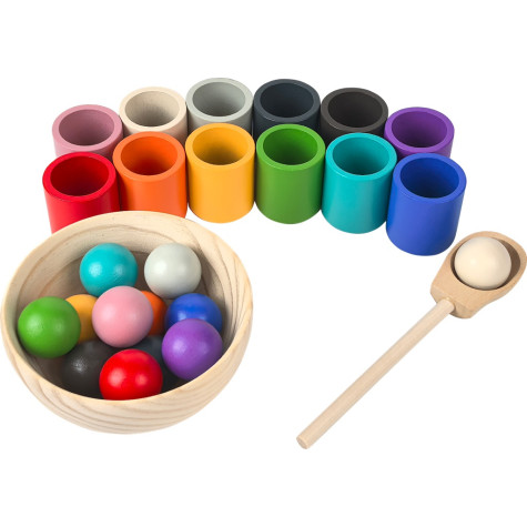2Kids Toys Duhové kuličky a kalíšky 12 barev ~ 3