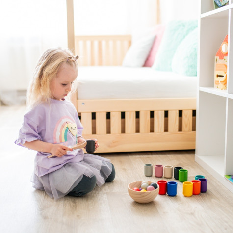 2Kids Toys Duhové kuličky a kalíšky 12 barev ~ 6
