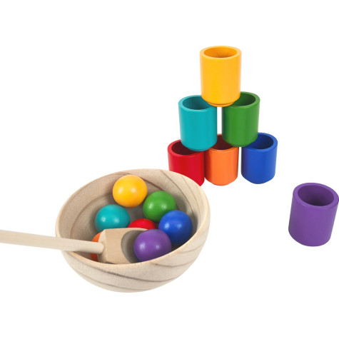 2Kids Toys Duhové kuličky a kalíšky 7 barev ~ 2
