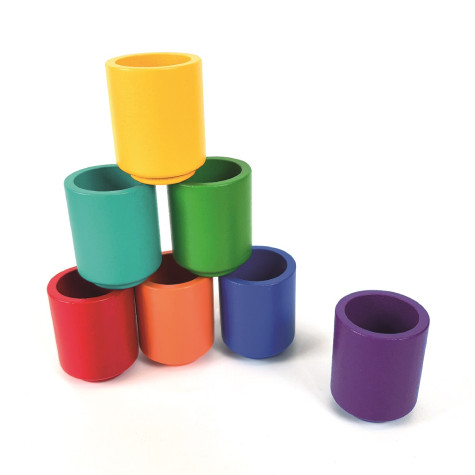 2Kids Toys Duhové kuličky a kalíšky 7 barev ~ 3