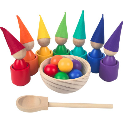 2Kids Toys Duhové panenky s míčky 7 barev