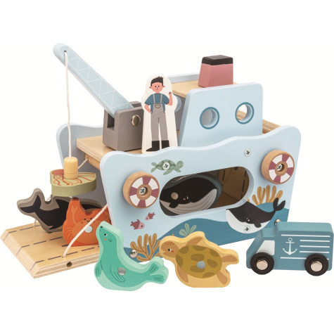 2Kids Toys Magnetická hračka Rybářská loď ~ 1