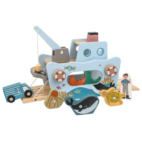 2Kids Toys Magnetická hračka Rybářská loď ~ 2