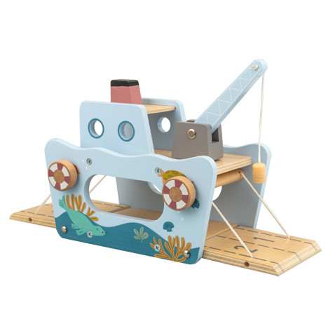 2Kids Toys Magnetická hračka Rybářská loď ~ 4