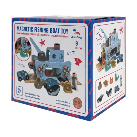 2Kids Toys Magnetická hračka Rybářská loď ~ 6
