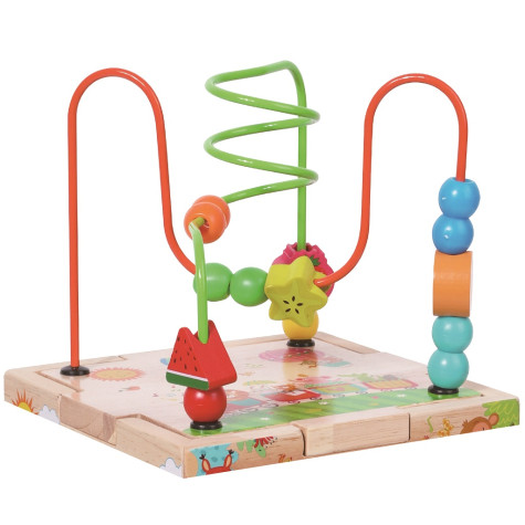 2Kids Toys Motorická kostka s labyrintem Veselá zvířátka ~ 6