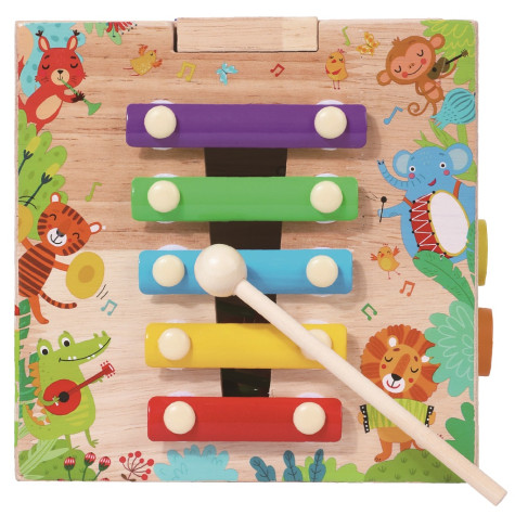 2Kids Toys Motorická kostka s labyrintem Veselá zvířátka ~ 7