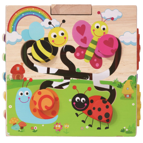 2Kids Toys Motorická kostka s labyrintem Veselá zvířátka ~ 8