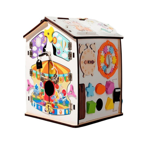 2Kids Toys Activity board Domeček bílý ~ 1