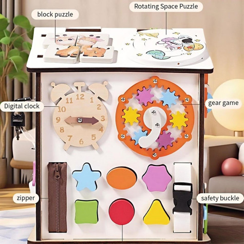 2Kids Toys Activity board Domeček bílý ~ 5