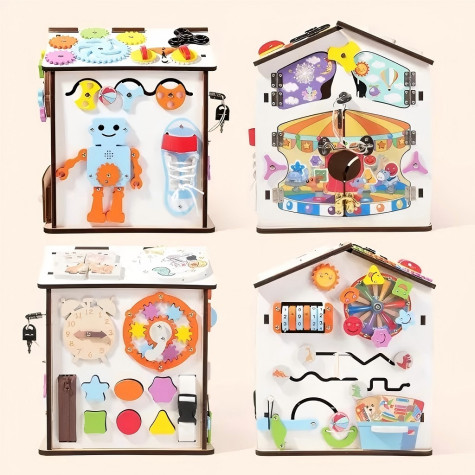 2Kids Toys Activity board Domeček bílý ~ 6