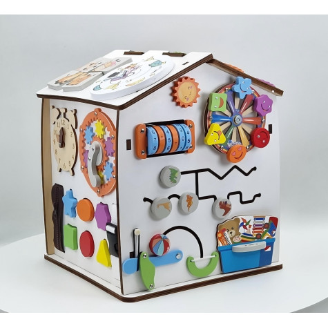 2Kids Toys Activity board Domeček bílý ~ 8