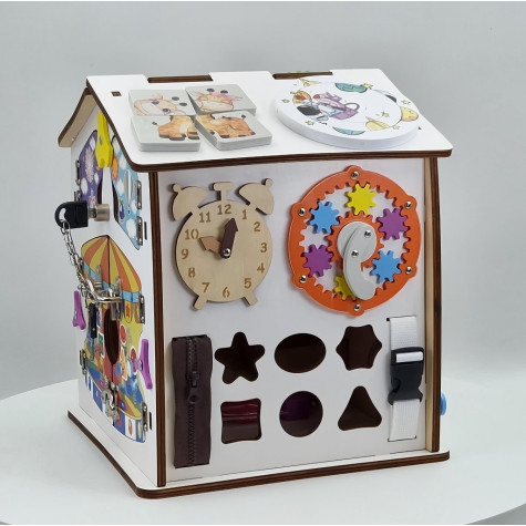 2Kids Toys Activity board Domeček bílý ~ 9