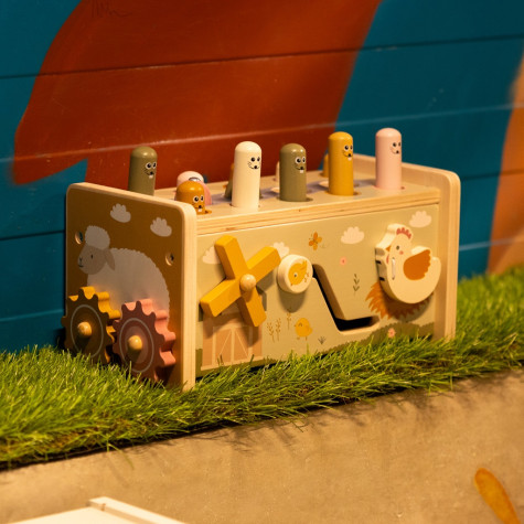 2Kids Toys Multifunkční zatloukačka Farma ~ 7