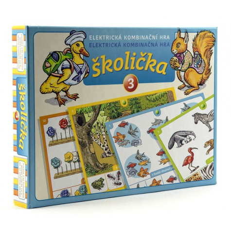 Školička 3 společenská hra na baterie ~ 3