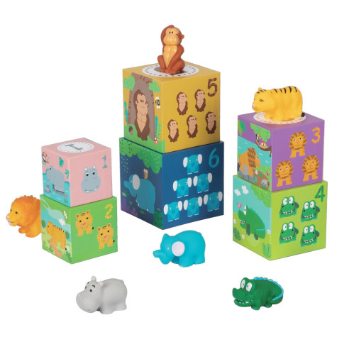 2Kids Toys Kostky se zvířátky Safari ~ 1