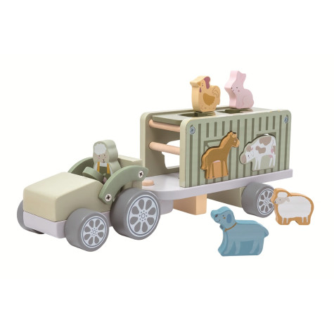 2Kids Toys Dřevěné auto se zvířátky ~ 1
