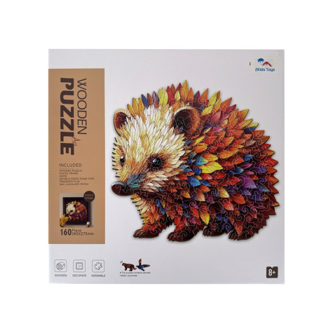 2Kids Toys Dřevěné puzzle Ježek 160 dílků ~ 3