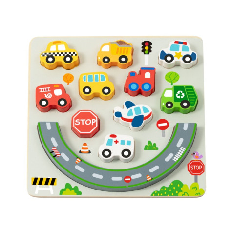 2Kids Toys Balanční puzzle City 2 v 1 ~ 1