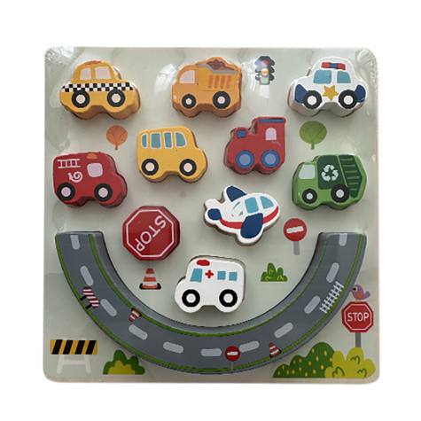 2Kids Toys Balanční puzzle City 2 v 1 ~ 2