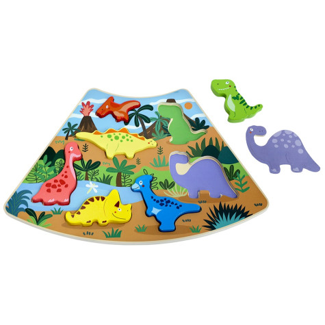2Kids Toys Dřevěné puzzle Dinosauři propojitelné ~ 2