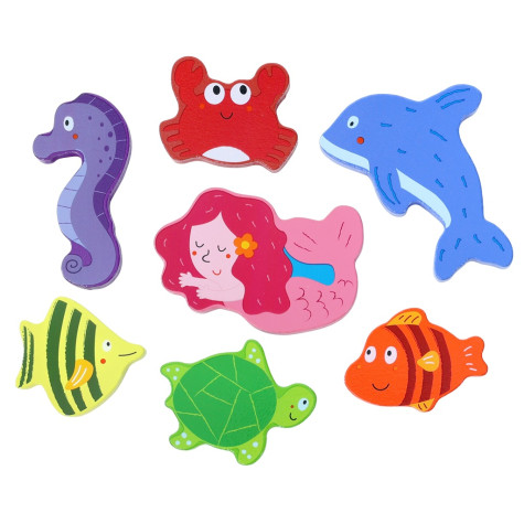 2Kids Toys Dřevěné puzzle Podvodní svět propojitelné ~ 3