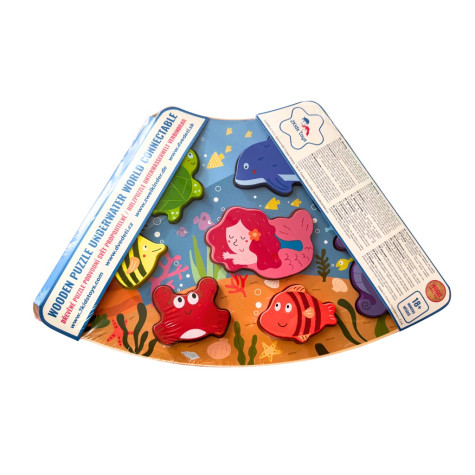 2Kids Toys Dřevěné puzzle Podvodní svět propojitelné ~ 5