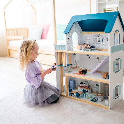 2Kids Toys Domeček pro panenky Barbora s příslušenstvím ~ 8