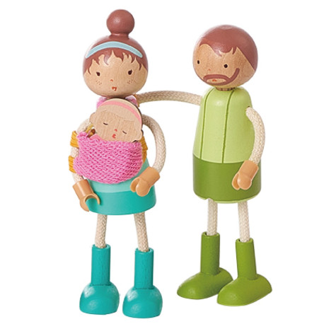 2Kids Toys Sada nábytku s rodinou 5 v 1 ~ 9