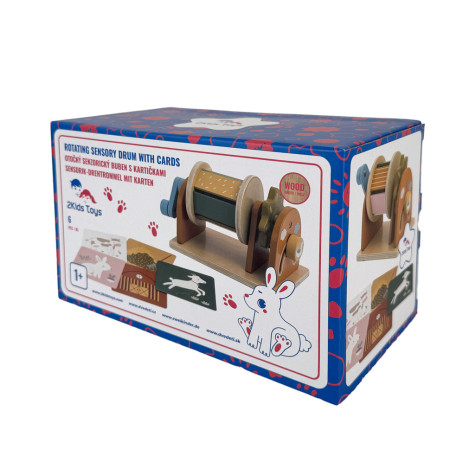 2Kids Toys Otočný senzorický buben s kartičkami ~ 5