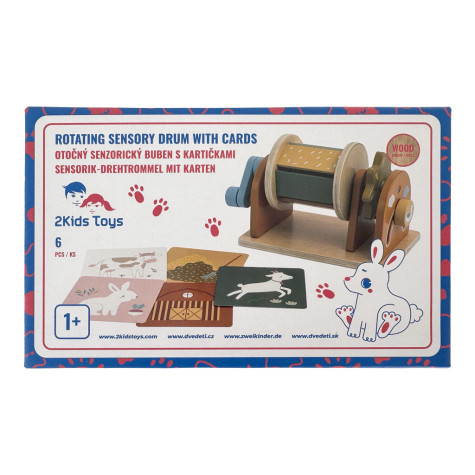 2Kids Toys Otočný senzorický buben s kartičkami ~ 6