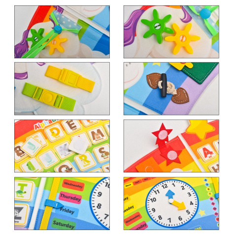 2Kids Toys Soft activity board Duha s mraky ~ 3