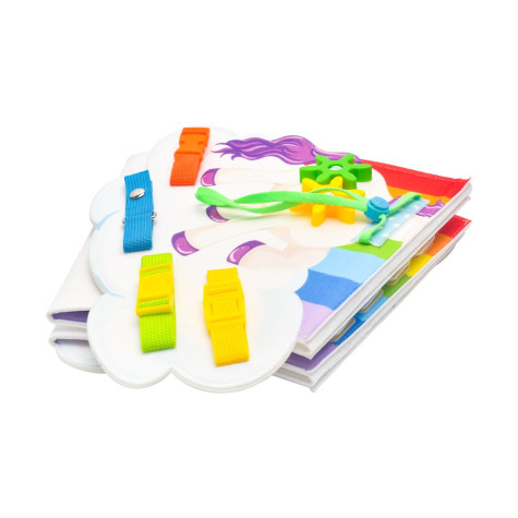 2Kids Toys Soft activity board Duha s mraky ~ 4