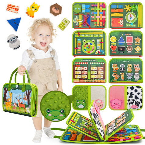 2Kids Toys Senzorická busy kniha Zvířátka ~ 1