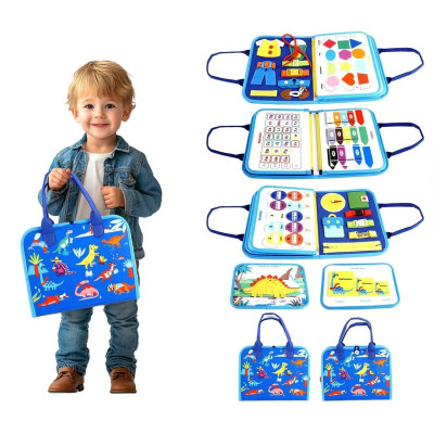 2Kids Toys Senzorická busy kniha Dinosauři 2
