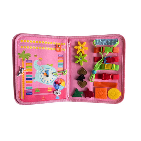 2Kids Toys Senzorická busy kniha Jednorožec 1 ~ 4