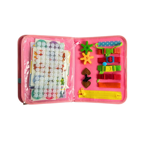 2Kids Toys Senzorická busy kniha Jednorožec 3 ~ 6