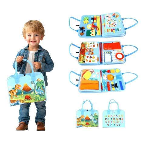 2Kids Toys Senzorická busy kniha Dinosauři 3 ~ 1