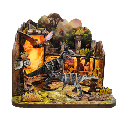2Kids Toys Miniatura domečku Dinosauří hrad