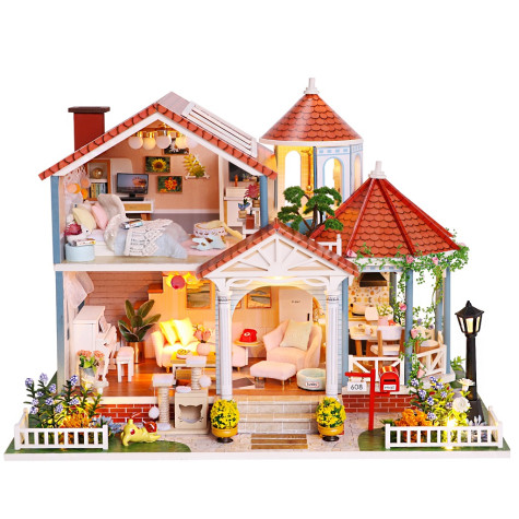 2Kids Toys miniatura domečku Dům barevné glazury ~ 1