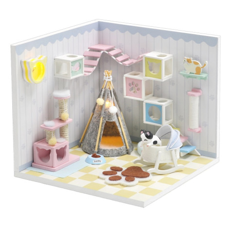 2Kids Toys miniatura domečku Domov kočičky Mňau ~ 2