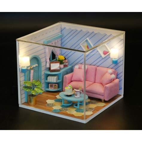 2Kids Toys miniatura domečku Slunný obývací pokoj ~ 3