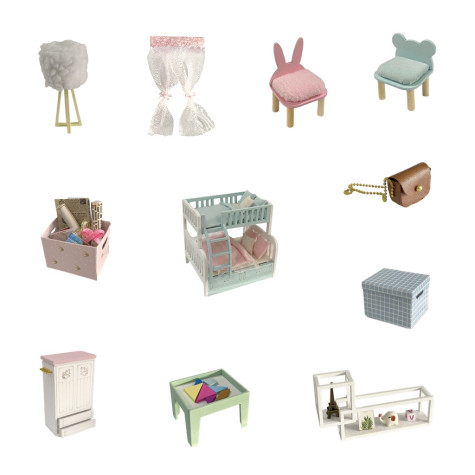 2Kids Toys miniatura domečku Útulný dětský pokoj ~ 2