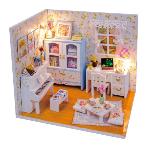 2Kids Toys miniatura domečku Hemioliin pokoj ~ 2