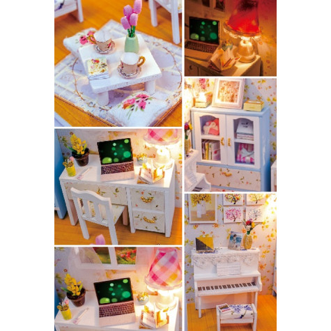 2Kids Toys miniatura domečku Hemioliin pokoj ~ 3