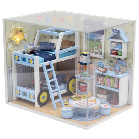 2Kids Toys miniatura domečku Charlesův pokoj ~ 2