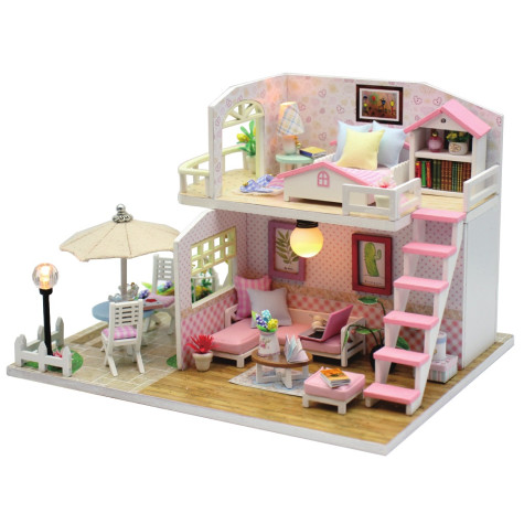 2Kids Toys miniatura domečku Růžový dům ~ 2
