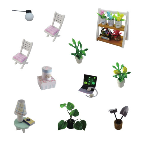 2Kids Toys miniatura domečku Růžový dům ~ 6