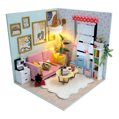 2Kids Toys miniatura domečku Obývací pokoj Sluneční paprsek ~ 2